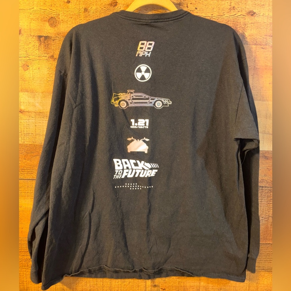 Back to the Future graphic long-sleeve T-shirt - Picture 3 of 3